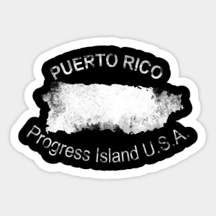 Puerto Rico Progress Island USA Sticker